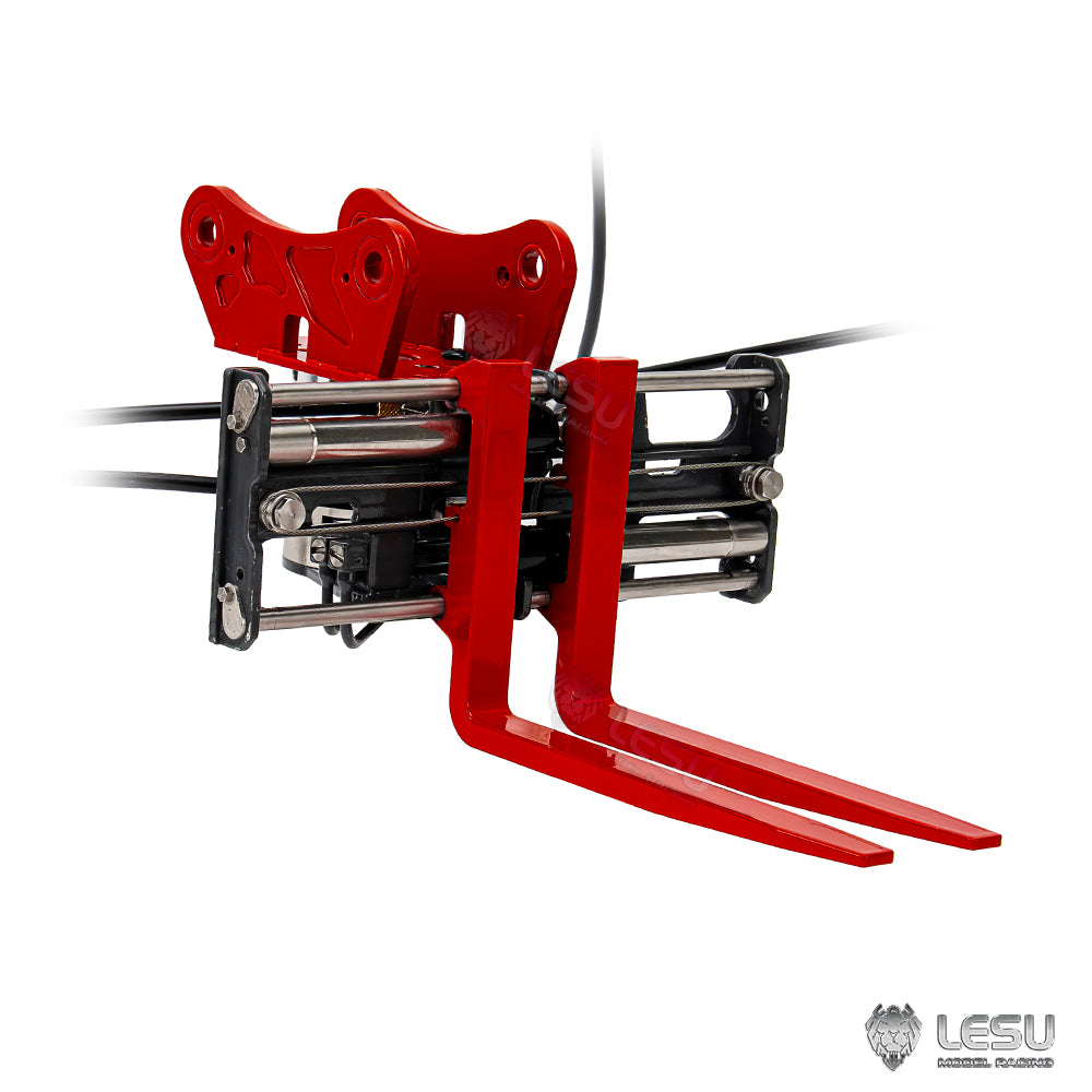 270 Dgrees Rotation Metal Hydraulic Fork AT-C0041-C for 1/14 LESU RC Hydraulic Excavator Remote Control Digger Aoue ET35 B0006 Model