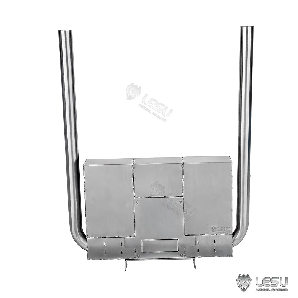 Metal Exhaust Pipe Chimney LED Light for DIY TAMIYA LESU 1/14 RC Tractor Truck Radio Controlled Lorry Car Model Parts 3363 1851
