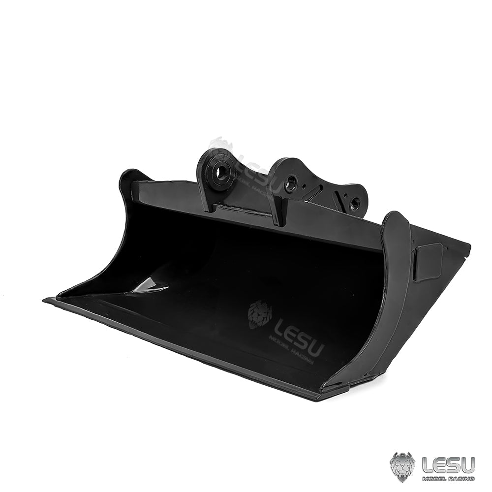 Sheet Metal Wide Bucket C0069-A for LESU RC Hydraulic Excavator Aoue C374F 1/14 Remote Control Construction Vehicle Digger Model