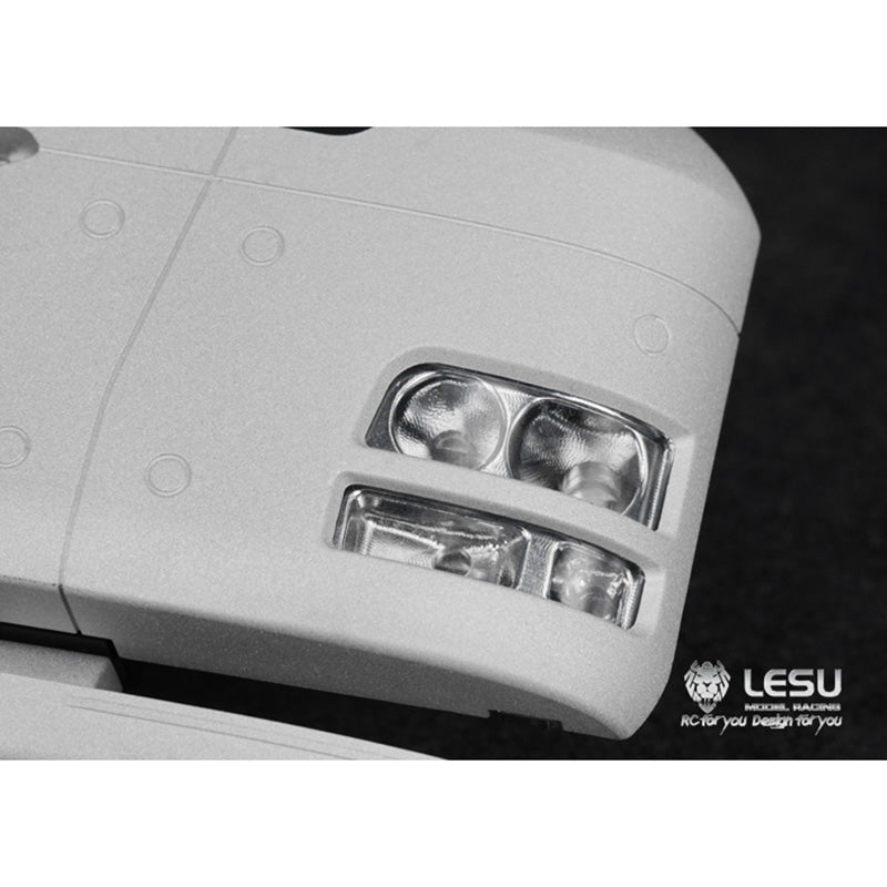 Lesu Upgraded Metal Lower Front Bumper for 1/14 RC Truck TGX Dumper Car