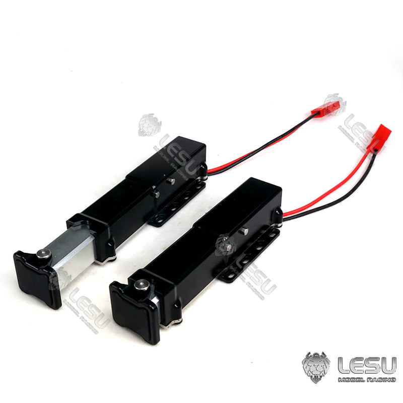 US STOCK LESU Metal Electric Lifting Legs for 1/14 RC Hydraulic Equipment Radio Controlled Trailer Truck DIY Spare Parts