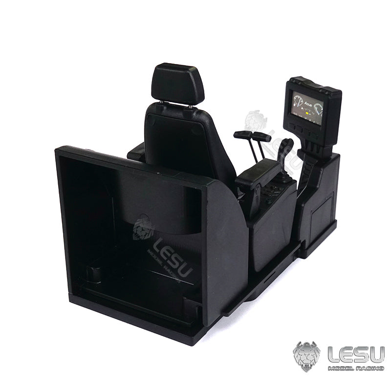 LESU Spare Parts Metal Protective Fence Grab Grapple Fixed Mount Liquid Crystal Display Bucket Track For 1/14 AC360 RC Excavator