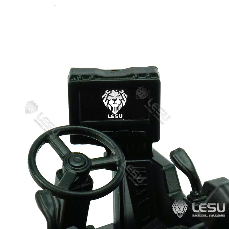 LESU Spare Parts Metal Protective Fence Grab Grapple Fixed Mount Liquid Crystal Display Bucket Track For 1/14 AC360 RC Excavator