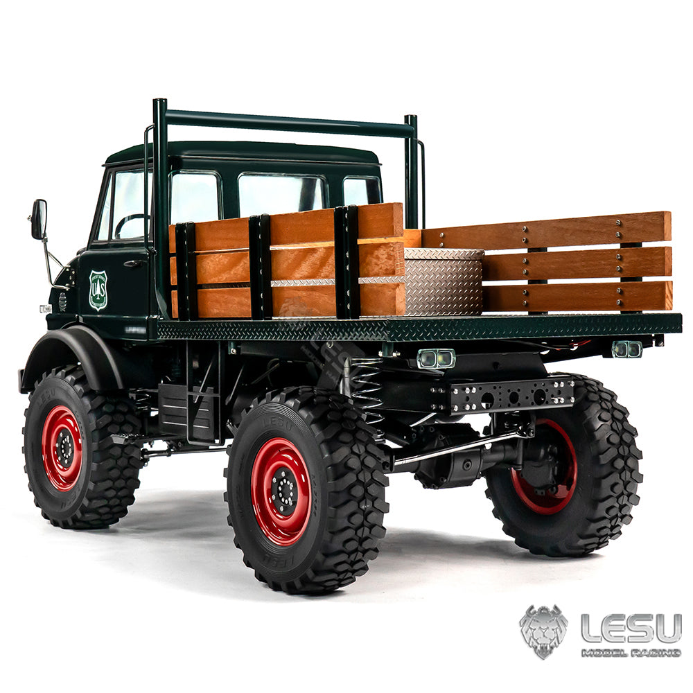LESU 4X4 1/10 Remote Control Off-road Vehicles Painted Assembled RAVE-UM406 Electric Car W/ 2Speed Transmission Sound Light System