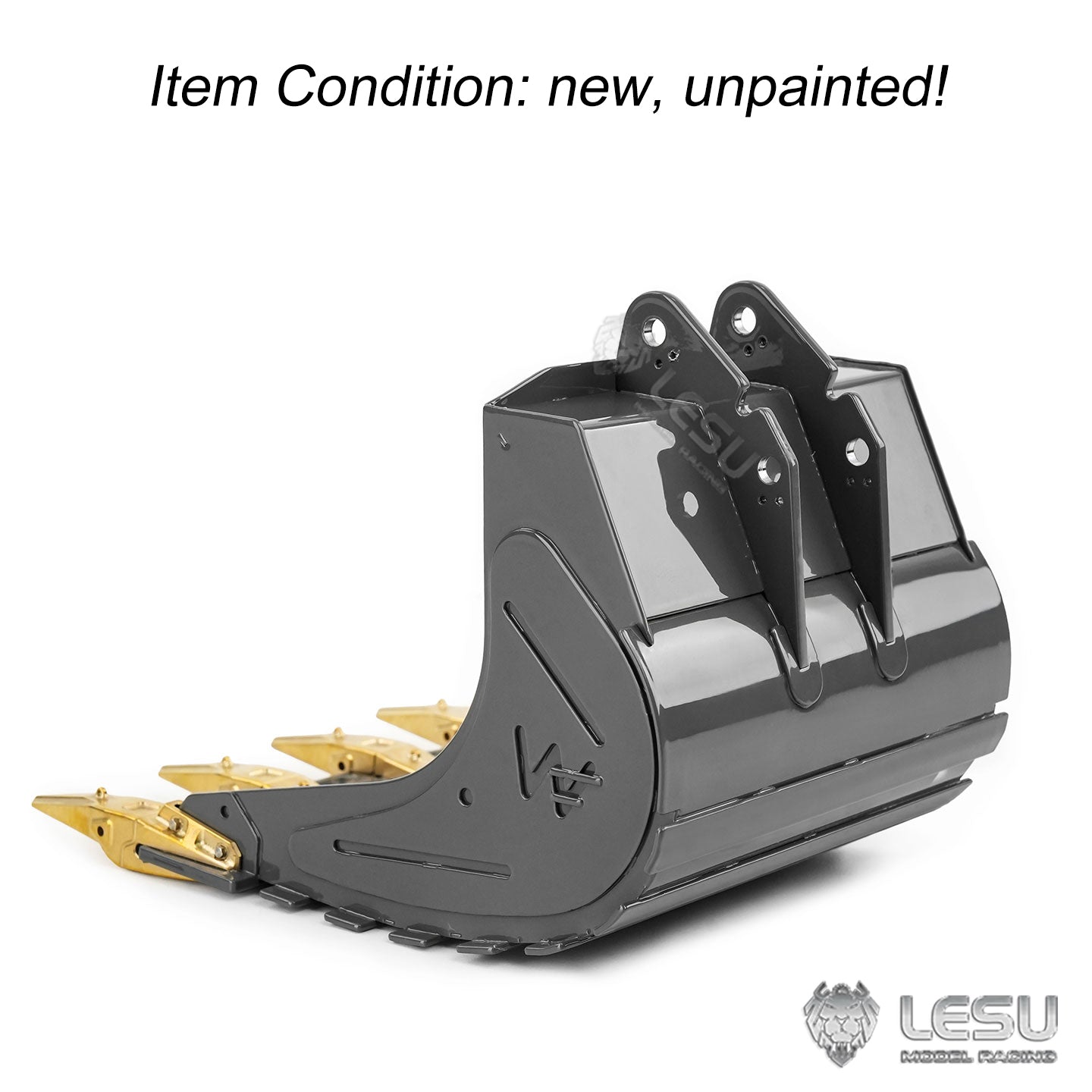 Metal Original Bucket B0030-G for LESU LR956 PC360 ET26L SK500 ET26B ET36L 1/14 RC Hydraulic Excavator Remote Control Digger