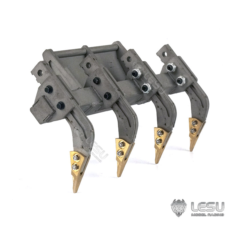 LESU Metal Attachments Spare Parts Buckets Replacements for 1/14 Scale Radio Controlled Hydraulic Skid Steer Loader DIY Model