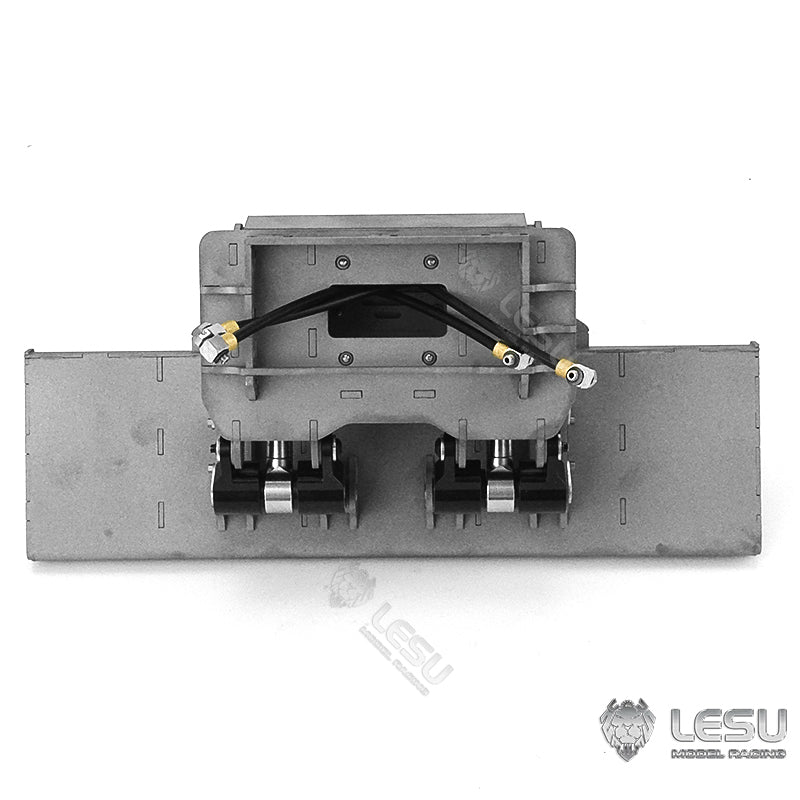 Spare Parts Metal Front Shovel Metal Cabin Roof Safety Net Decal For 1/14 LESU Aoue ET30H Hydraulic RC Wheeled Excavator Model