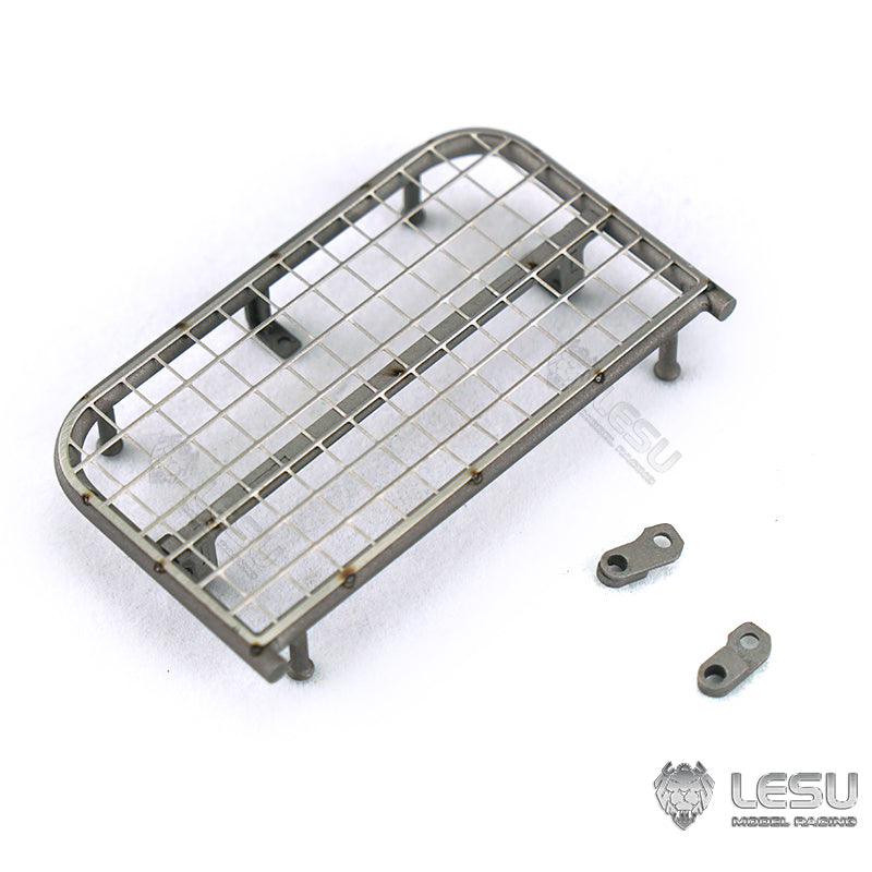 LESU Spare Parts Metal Protective Fence Grab Grapple Fixed Mount Liquid Crystal Display Bucket Track For 1/14 AC360 RC Excavator