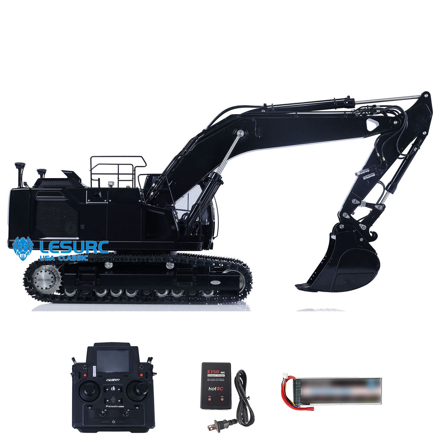 LESU 1/14 Aoue LR945 Metal Hydraulic RC Excavator Remote Controlled Digger Model Painted Assembled Optional Version PNP RTR