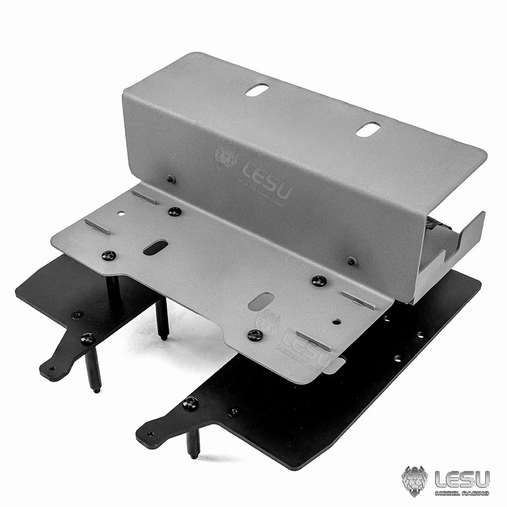 LESU Metal Cab Loose-leaf Bracket Battery Compartment Fixed Set for 1/14 RC Tractor Truck 770S Car Model Parts