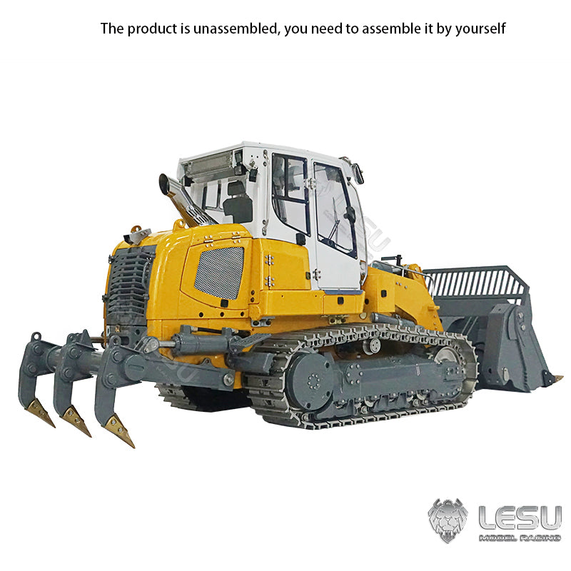 IN STOCK LESU 1/14 Metal Hydraulic Tracked RC Unpainting/Painted Loader W/ Servo ESC Decals Light Sound System 4CH Valve Motor Bucket