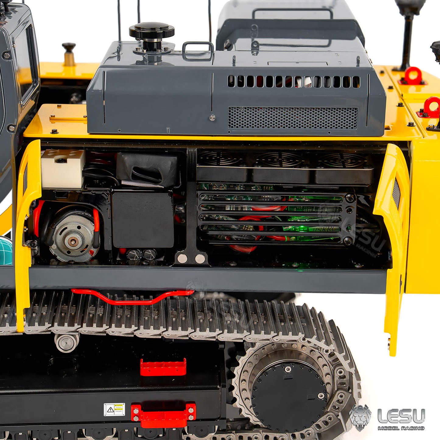 LESU 1/14 Hydraulic RC Excavator AOUE SK500 RTR Metal Digger Model Construction Vehicles 6CH Valve Paladin PL18EV LITE Battery