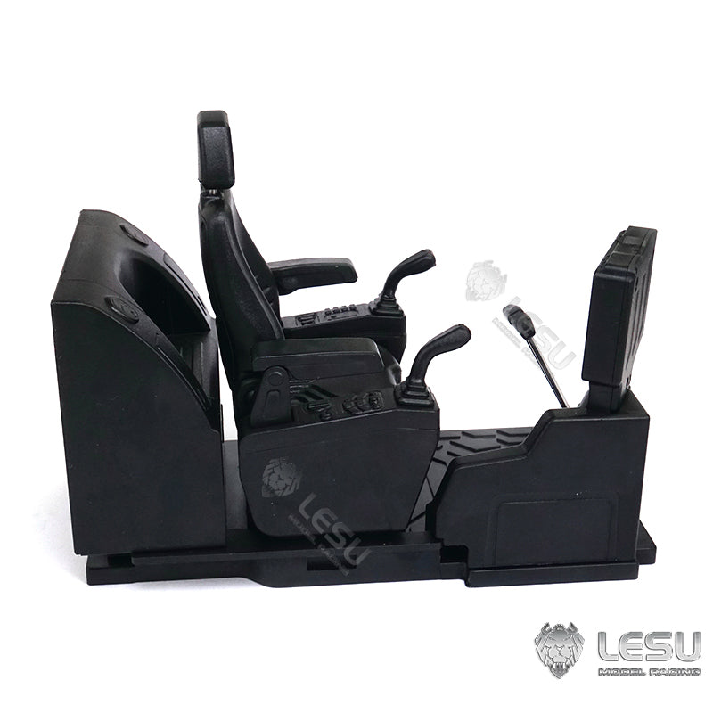 LESU Spare Parts Metal Protective Fence Grab Grapple Fixed Mount Liquid Crystal Display Bucket Track For 1/14 AC360 RC Excavator