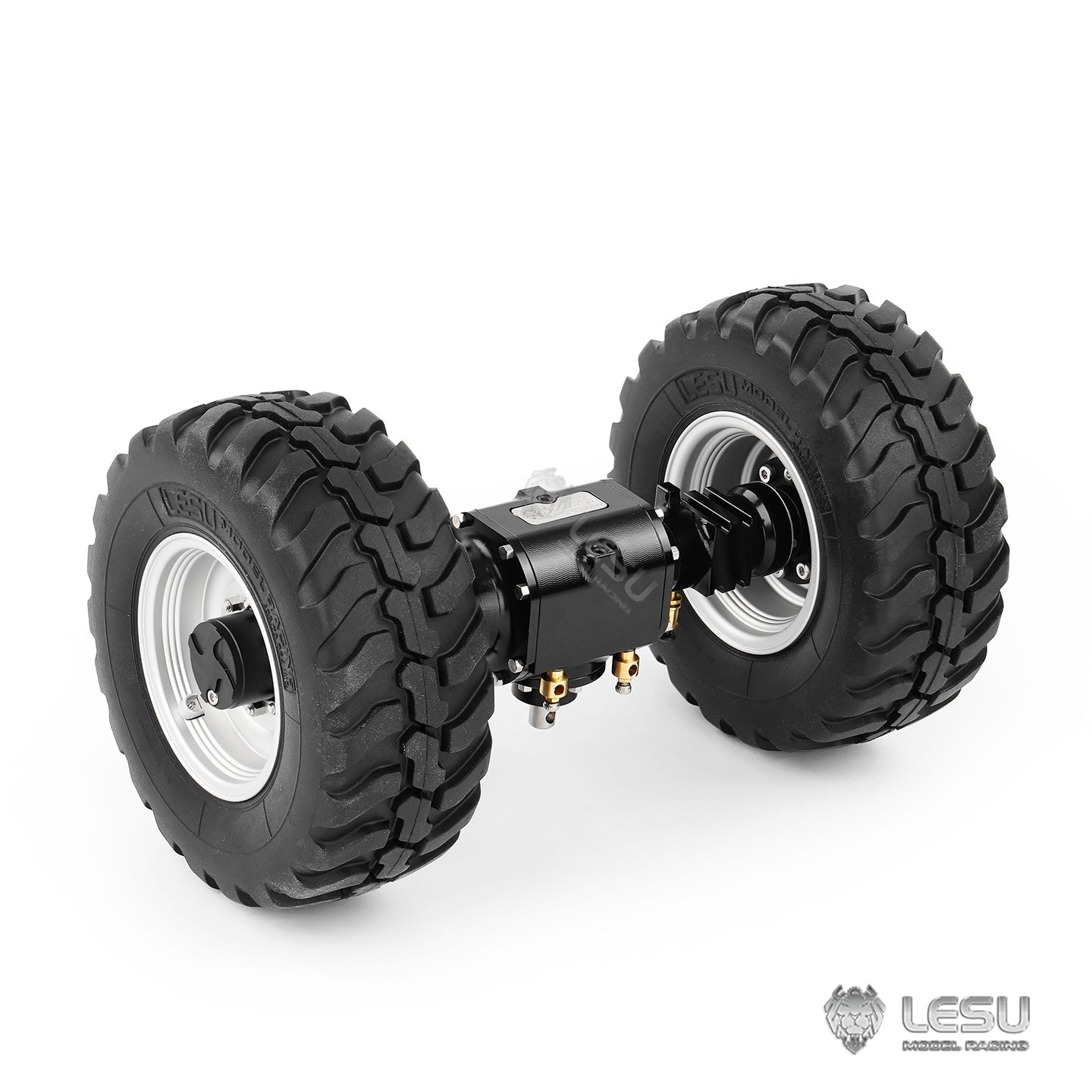 Metal Front Axle Differential Lock for LESU Aoue WA100M-8 1/14 4X4 RC Hydraulic Loader DIY Remote Control Construction Car Model