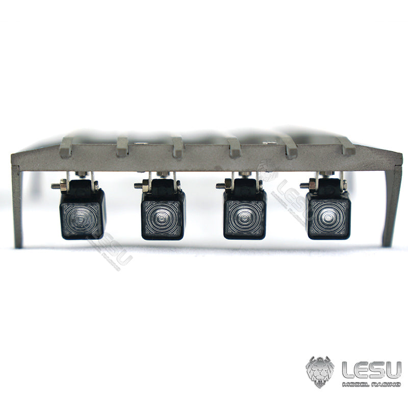 LESU Spare Parts Metal Protective Fence Grab Grapple Fixed Mount Liquid Crystal Display Bucket Track For 1/14 AC360 RC Excavator
