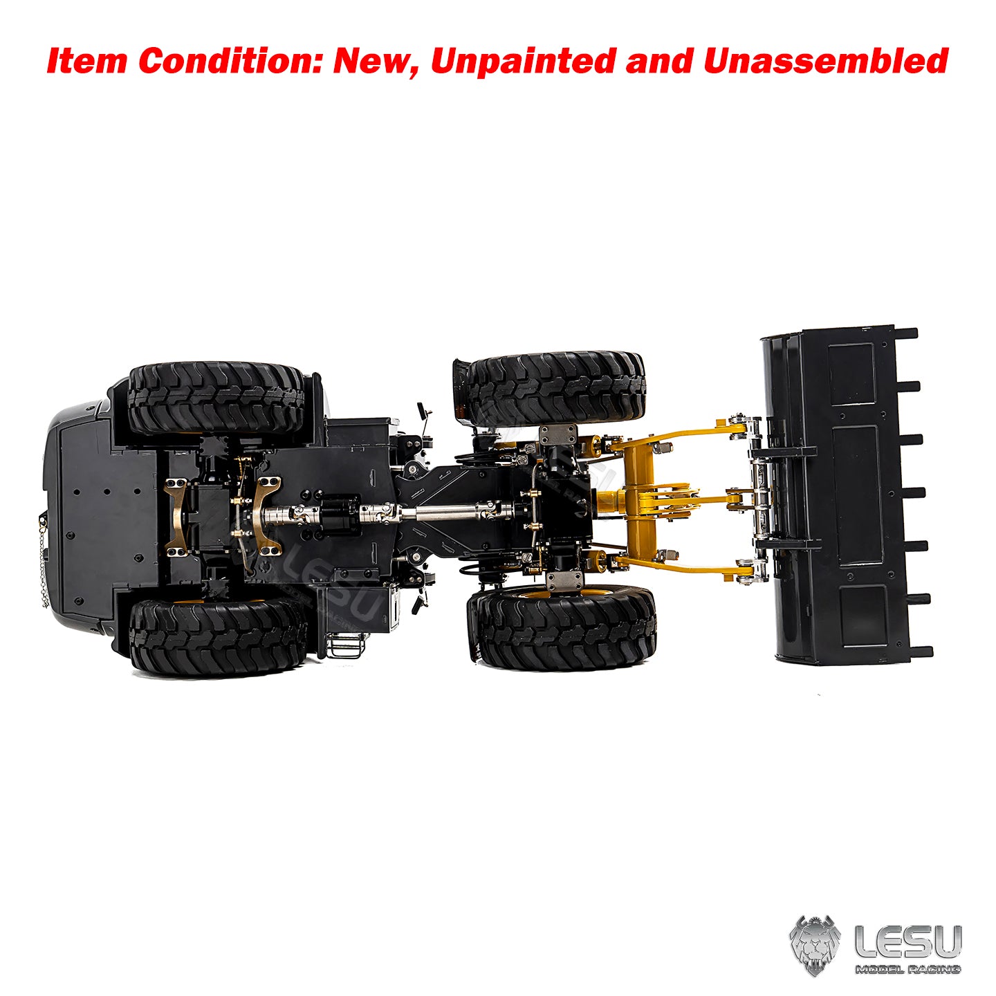 IN STOCK LESU 1/14 RC 4X4 Metal Hydraulic Loader KIT Aoue WA100M-8 Radio Control Construction Car Model Sound Light 4CH Valve Axle Lock