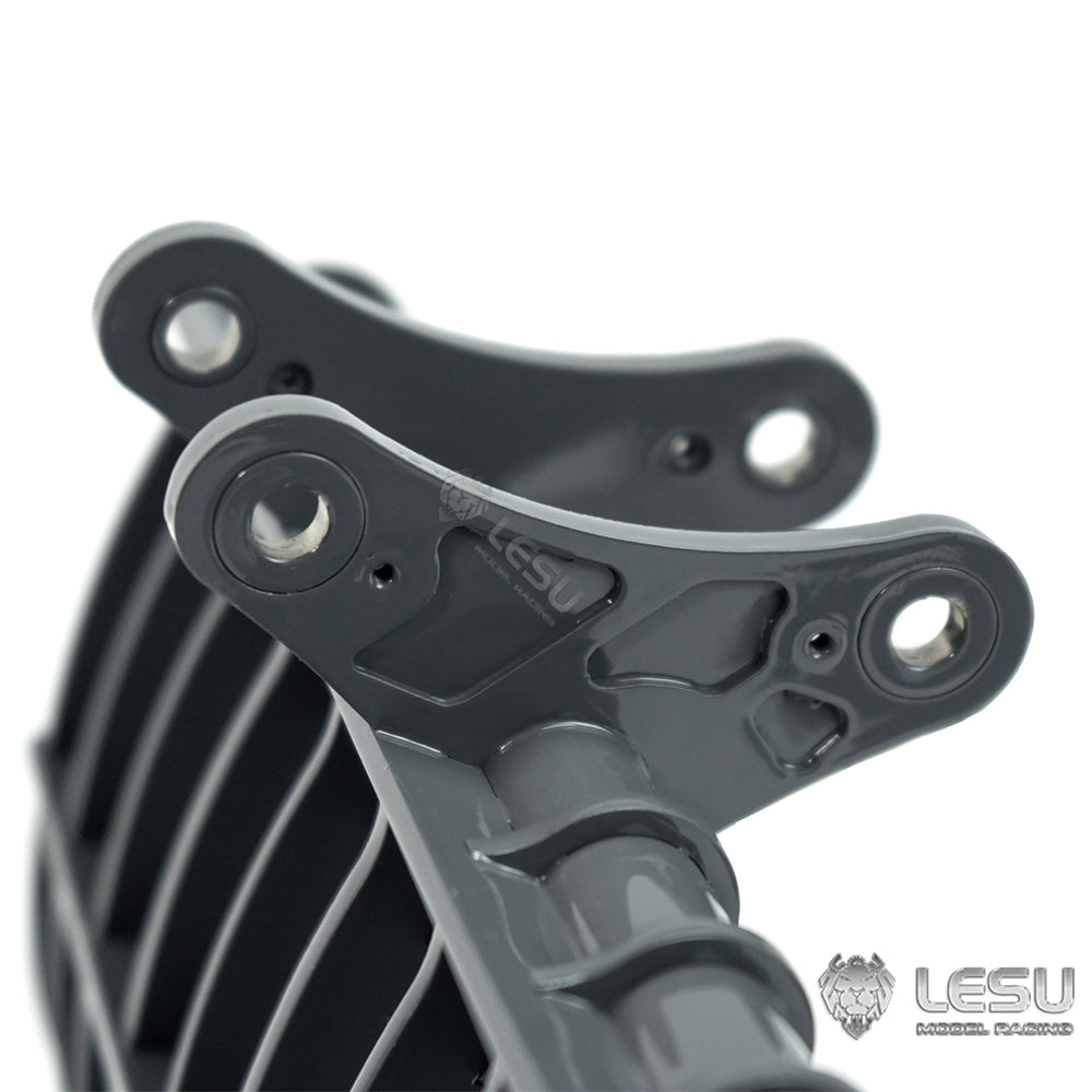 LESU Metal Stainless Nail Rake Bucket for 1/14 RC Hydraulic Excavator ET35 Remote Digger Upgraded Parts