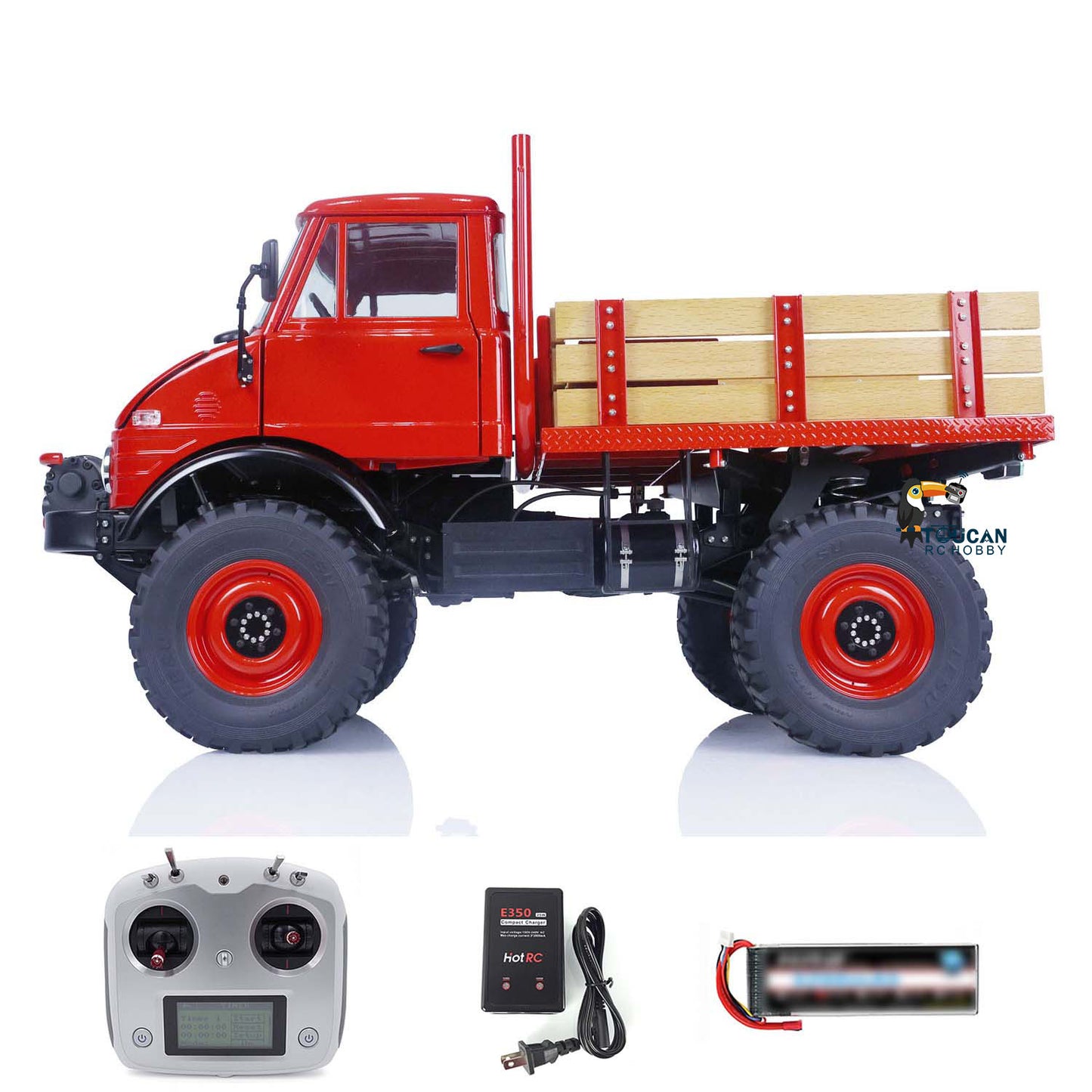 LESU 1/10 Scale 4x4 Ready To Run Metal RC Off-Road Vehicles for U406 Radio Control Car Model W/ Sound Light System 5200mAH Battery