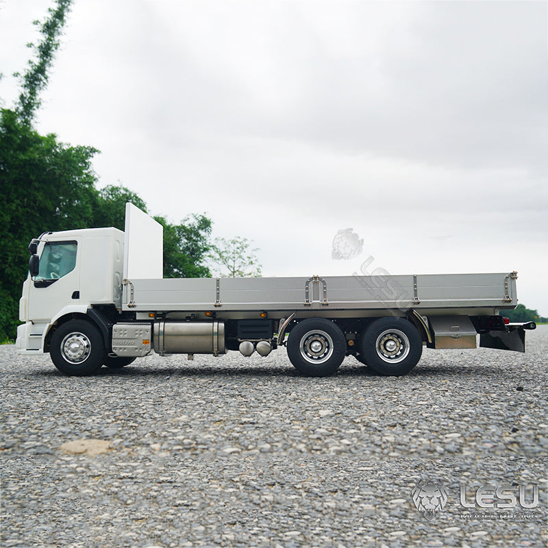 IN STOCK LESU 1/14 VM 6x4 Unpainted Remote Controlled Flatbed Truck Model Car for Light System Motor Servo ESC W/O Battery Radio