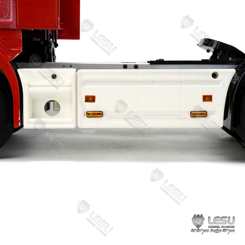 US STOCK US STOCK 1/14 LESU Side Skirts Light LED Lamp Suitable for TAMIYA DIY Spare Part Tractor Truck Radio Controlled Trailer Model