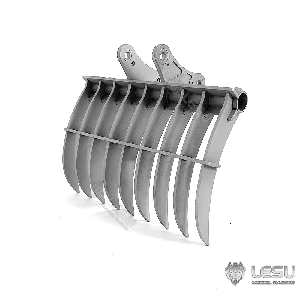 LESU Metal Grab Hammer Hydraulic Tiltable Bucket Ripper Spare Parts For 1/14 RC Aoue ET35 Hydraulic RC Excavator B0006 Model