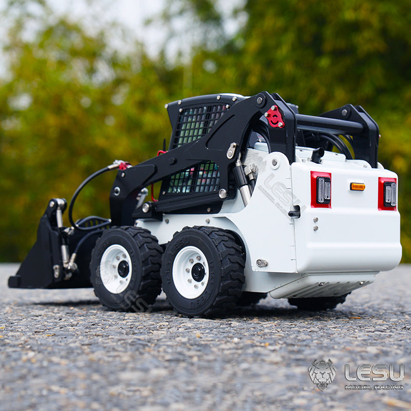 LESU 1/14 Scale Aoue LT5H Wheeled Skid-Steer Remote Control Hydraulic Loader Model Sound Lights System W/O Controller Charger