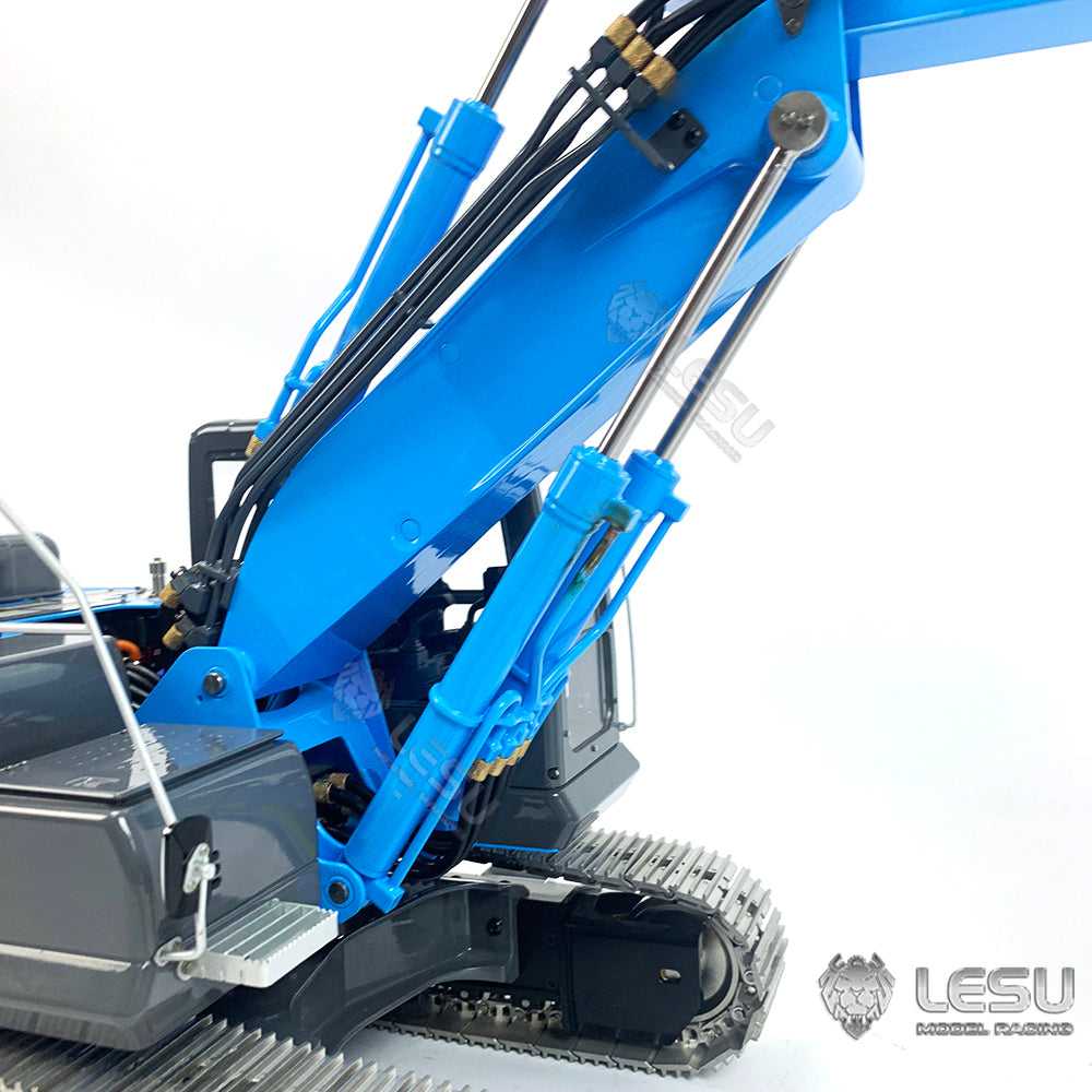 LESU 1/14 RC Hydraulic Tracked Excavator ET36L 3-arms Digger Painted Assembled Model 7-Ways Reversing Valve