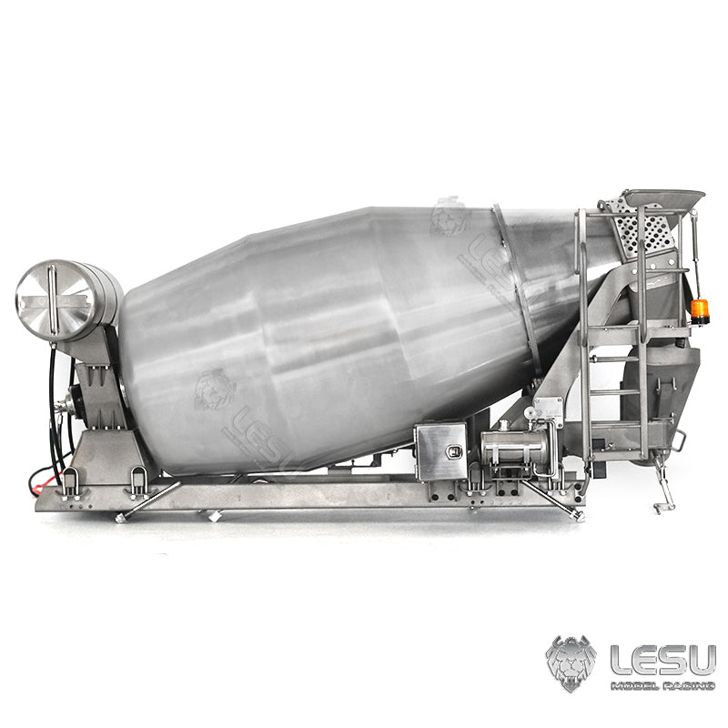 LESU Unpainted Unassembled Concrete Mixer Cement Bucket Suitable for 1/14 Scale Hydraulic RC Mixer 6*6 Radio Control Tractor Truck