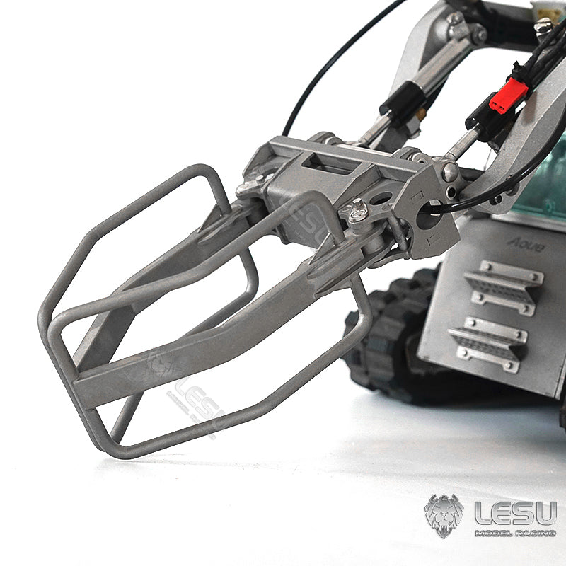 LESU 1/14 Scale Aoue LT5H Wheeled Skid-Steer Remote Control Hydraulic Loader Model Sound Lights System W/O Controller Charger