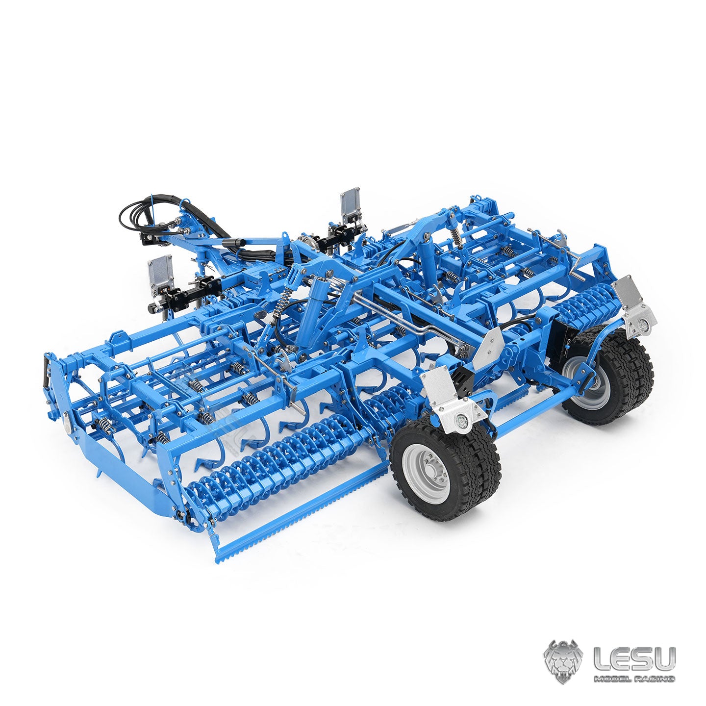 LESU Metal K500 Seedbed Pre-sowing Soil Preparation Machine Planter Plough for 1/14 RC Hydraulic Tractor Car AOUE 1050 Model