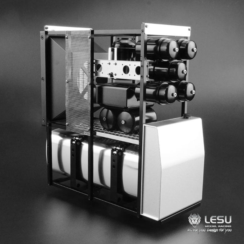 LESU Metal Heavy Equipment Rack Shelf for Upgrade Refit 1/14 Tamiya Tractor Truck RC Model
