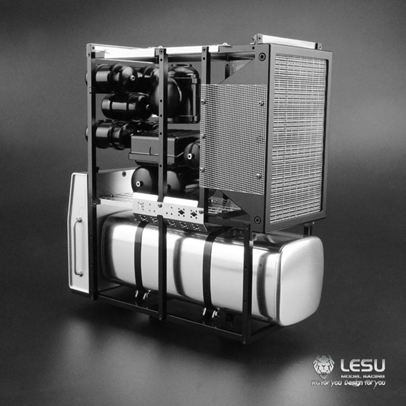 LESU Metal Heavy Equipment Rack Shelf for Upgrade Refit 1/14 Tamiya Tractor Truck RC Model