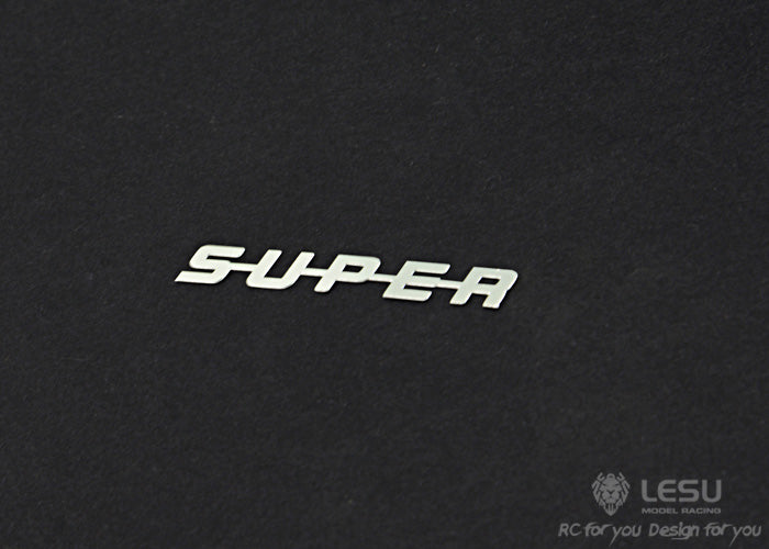Metal Sticker for LESU 1/14 Scale Radio Controlled Tractor Truck Model DIY Decorative Parts Accessories Spare Parts