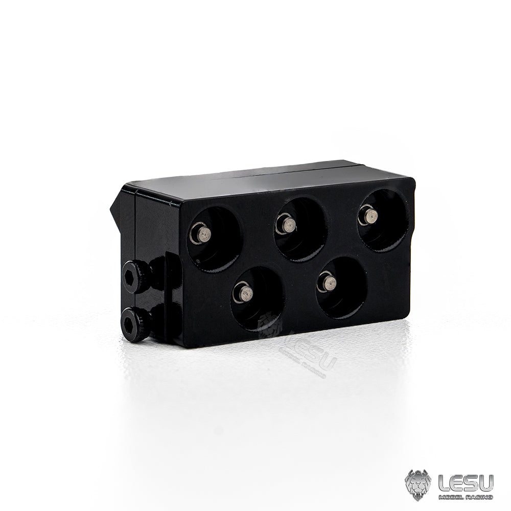 LESU Metal Hydraulic Nozzle Unit of Quick Coupler 1/14 RC Excavator Aoue LR960 Metal Part DIY Hobby Toy Models Accessories
