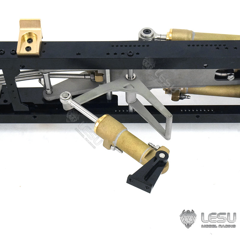 LESU 1/14 RC Metal Hydraulic Rod Bucket Control Valve Pump Dumper Truck