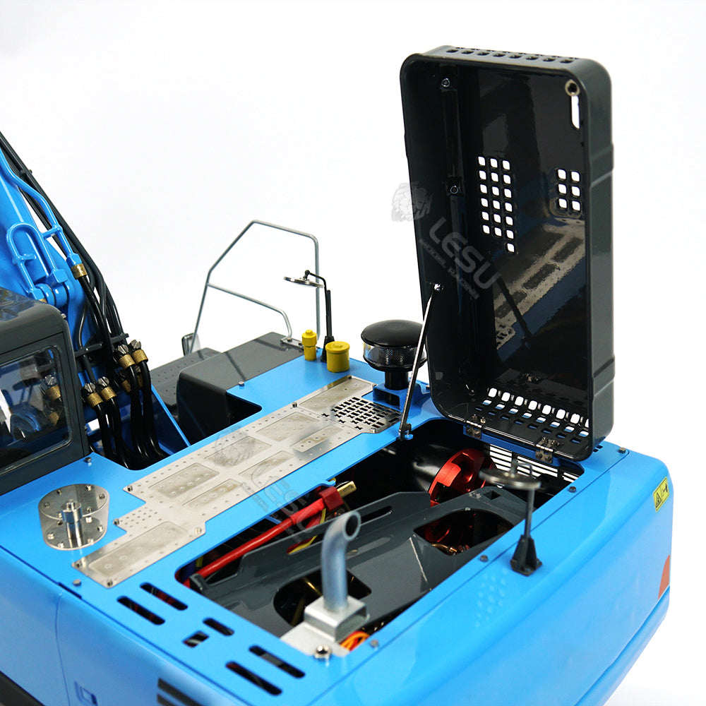 LESU 1/14 RC Hydraulic Tracked Excavator ET36L 3-arms Digger Painted Assembled Model 7-Ways Reversing Valve