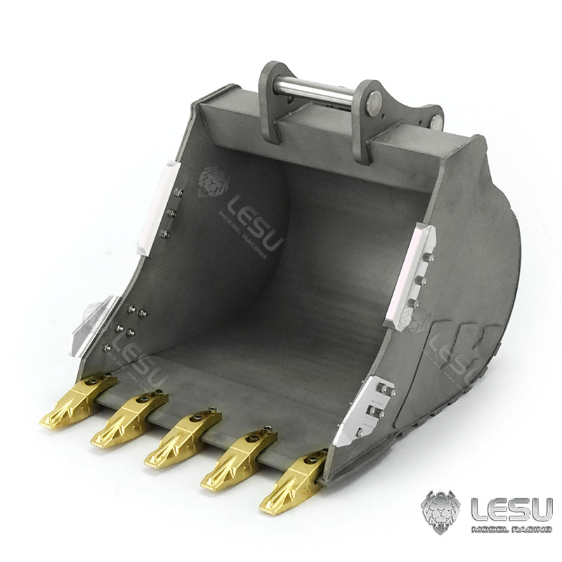 LESU Spare Parts Metal Protective Fence Grab Grapple Fixed Mount Liquid Crystal Display Bucket Track For 1/14 AC360 RC Excavator