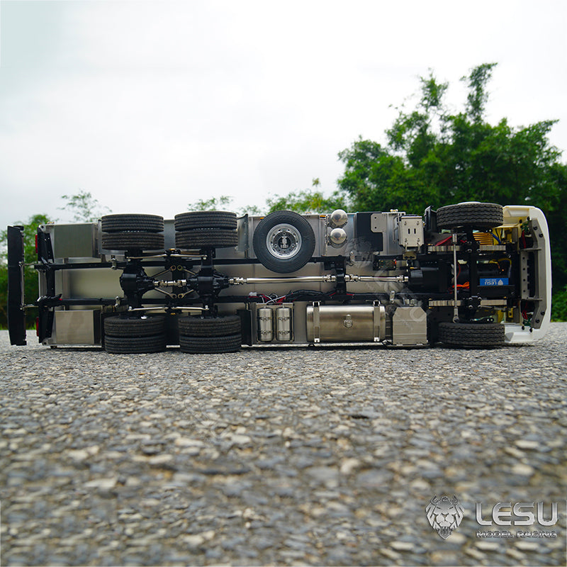 IN STOCK LESU 1/14 VM 6x4 Unpainted Remote Controlled Flatbed Truck Model Car for Light System Motor Servo ESC W/O Battery Radio