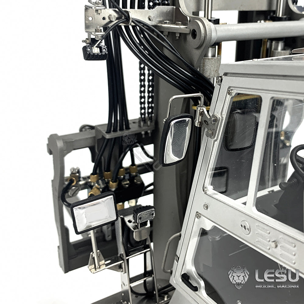 LESU 1/14 Heavy RC Hydraulic Forklift LDH160 Radio Control Truck Model Aoue-LD160S W/ Wooden Pallet Support Light Sound ESC Motor