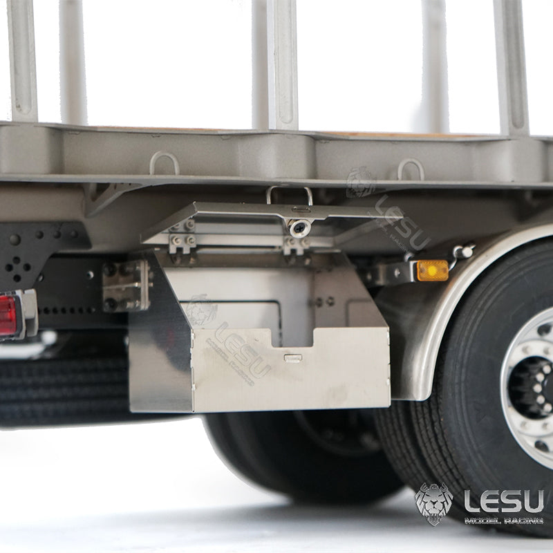 LESU 1/14 RC Flatbed Timber Truck VM FE Remote Control Lorry 2Speed Car 6x4 Metal Chassis RWD Model Vehicle Light Sound Motor