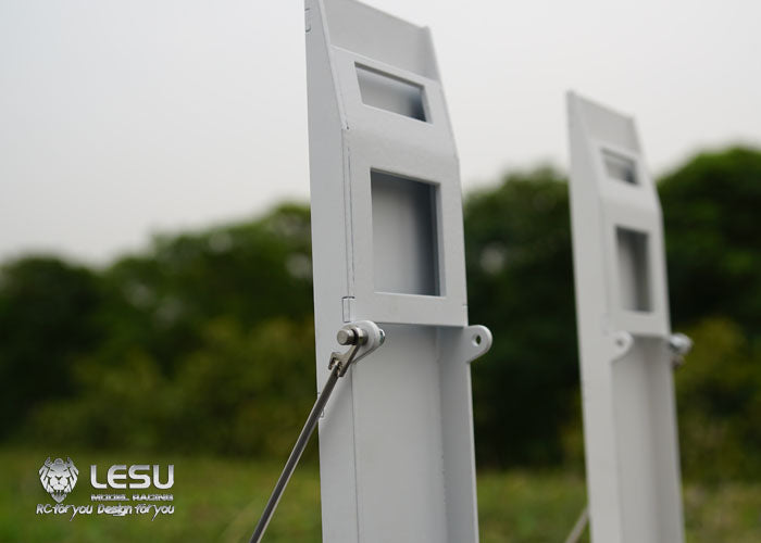 LESU 1/14 Scale RC Metal Trailer Plate for Radio Controlled Construction Truck Vehicle Update Accessory 887.6*190*78MM