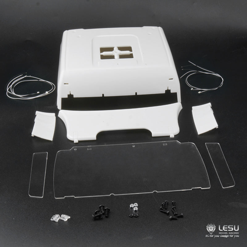 LESU ABS TopLine Roof High Roof Cabin Shell for DIY RC 1/14 TAMIYA TGX26.540 Tractor Truck Hydraulic Truck Model