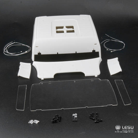LESU ABS TopLine Roof High Roof Cabin Shell for DIY RC 1/14 TAMIYA TGX26.540 Tractor Truck Hydraulic Truck Model
