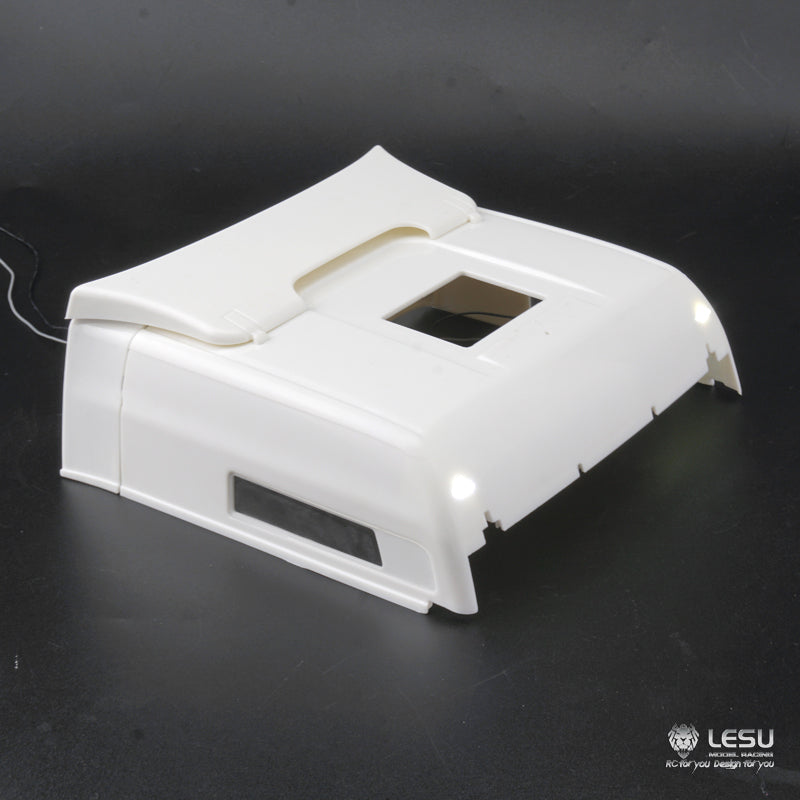 LESU ABS TopLine Roof High Roof Cabin Shell for DIY RC 1/14 TAMIYA TGX26.540 Tractor Truck Hydraulic Truck Model
