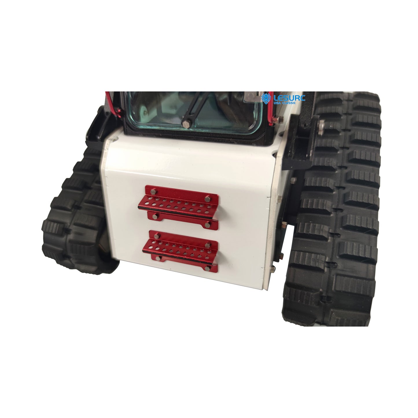 LESU 1/14 Scale Aoue LT5 Metal Hydraulic Tracked Skid-Steer RC Loader DIY Model Lights Motor Servo ESC Accessories Spare Parts