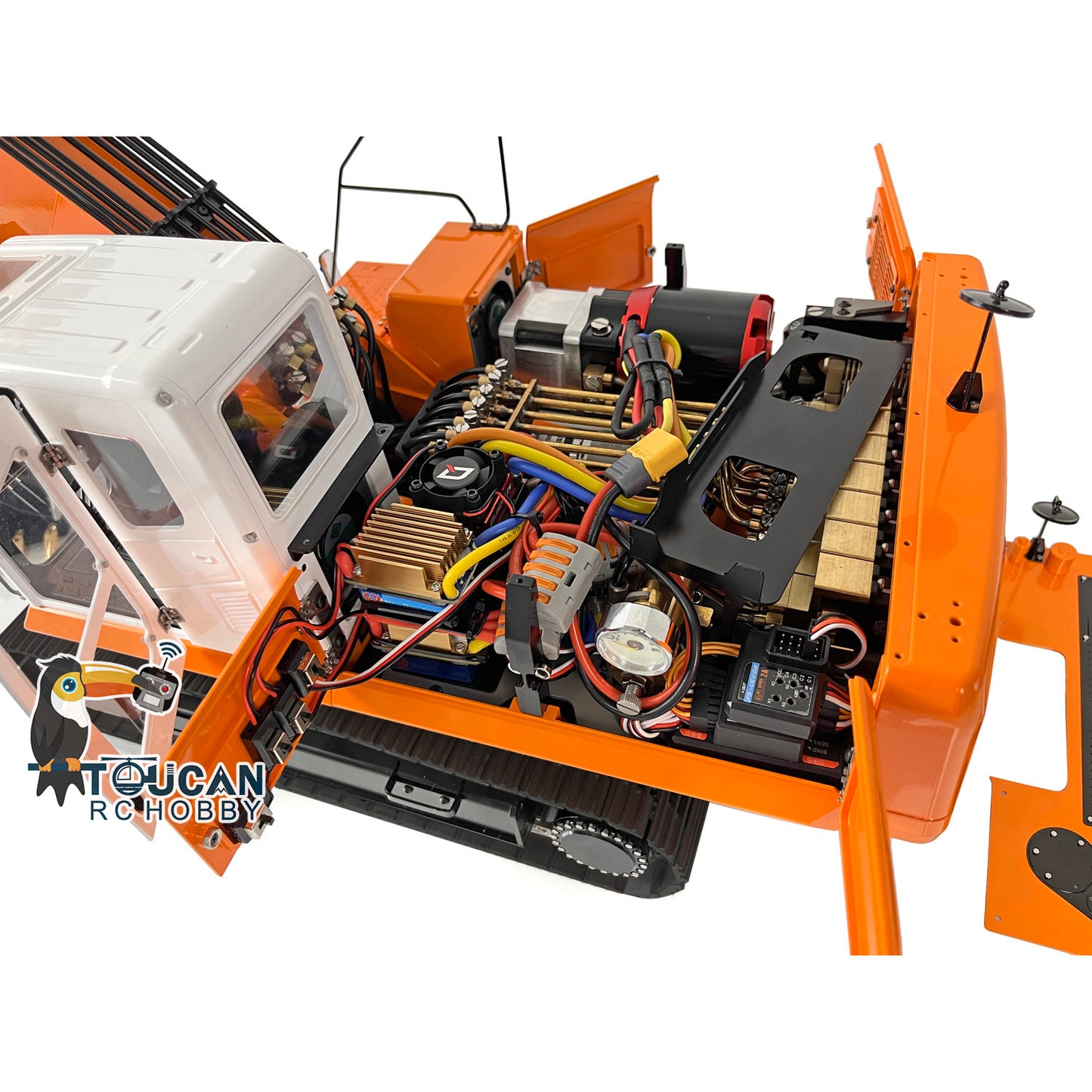 LESU PC360 1/14 RC Metal Hydraulic Excavator RTR Painted Model W/ Motor Servo PL18 Remote Controller DIY Upgrade Parts Accessories