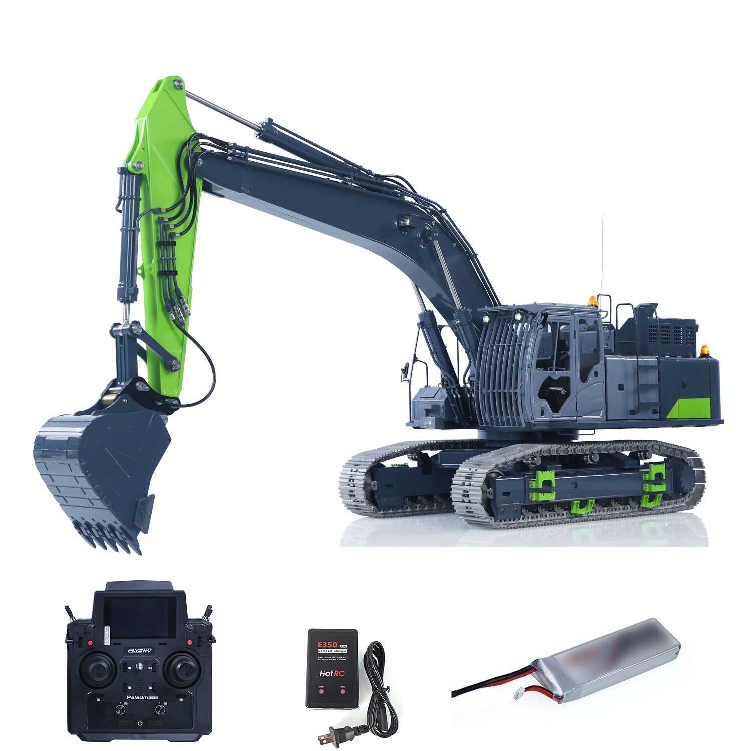 LESU Aoue ZX490 1/14 Metal Hydraulic RC Excavator Heavy Digger