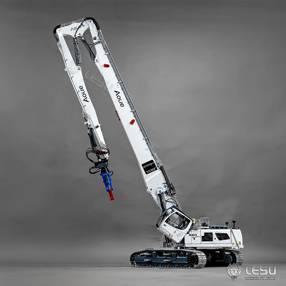 Pre-sale LESU 1/14 LR960 Full Hydraulic Excavator RC Digger Radio Control Construction Vehicle RC Metal Model