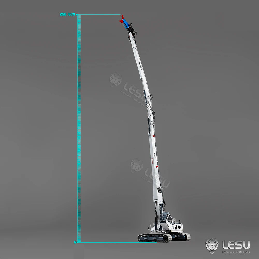 Pre-sale LESU 1/14 LR960 Full Hydraulic Excavator RC Digger Radio Control Construction Vehicle RC Metal Model