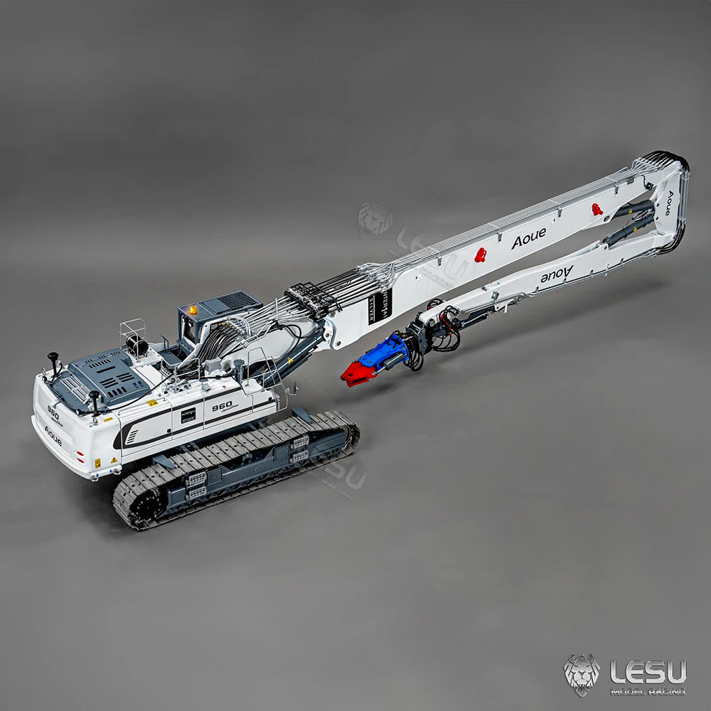 Pre-sale LESU 1/14 LR960 Full Hydraulic Excavator RC Digger Radio Control Construction Vehicle RC Metal Model